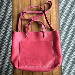 Portland Leather Goods medium crossbody in Sugar